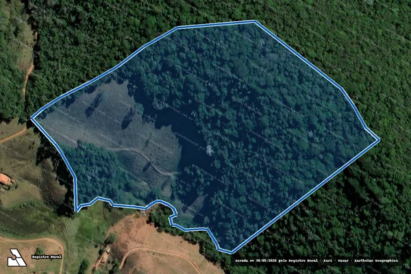 Imagem de satélite de PEDREIRA, POTREIRO E BOA VISTA - Parcela 1 em Bias Fortes - MG