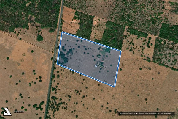 Imagem de satélite de Fazenda Alegria  - Parte 1 em Carinhanha - BA
