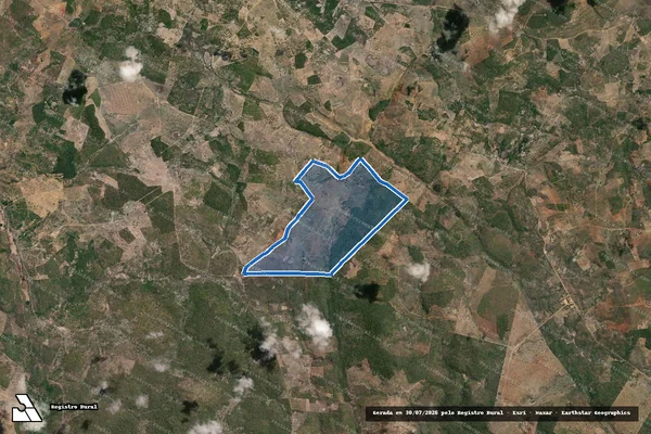 Imagem de satélite de Fazenda Santa Fe - Parte 1 em Itaberaba - BA