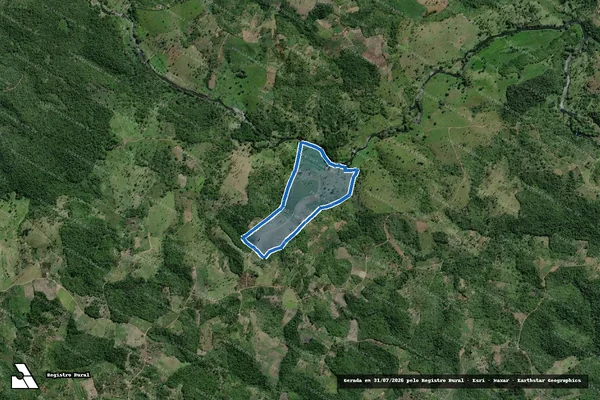 Imagem de satélite de FAZENDA SOUZA - Parte 1 em Valença - BA
