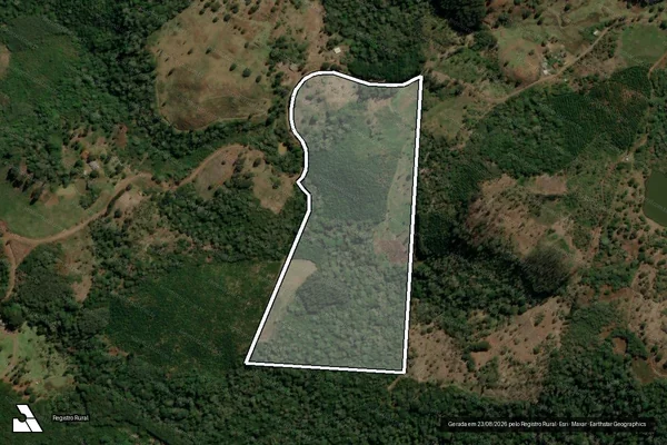 Imagem de satélite de LOTE 040 -  PROJETO DE ASSENTAMENTO SANTA BARBARA - LOTE 040 - PARTE 01 em Bituruna - PR