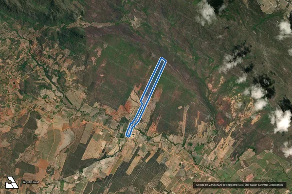 Imagem de satélite de Fazenda Oratório - Parte 1 em Livramento de Nossa Senhora - BA