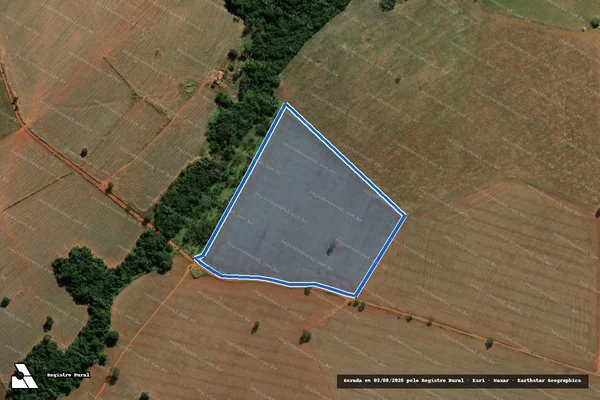 Imagem de satélite de FAZENDA JACINTO PEREIRA, LUGAR DENOMINADO ?FAZENDA CONQUISTA? - Parte 1 em Ipameri - GO