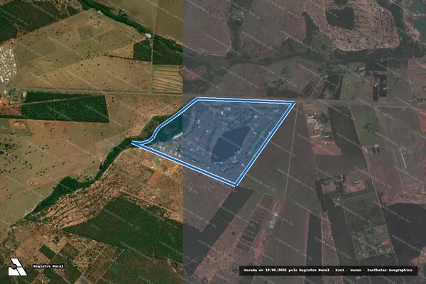 Imagem de satélite de Condomínio Terras do Golfe - Parte 1 em Campo Grande - MS