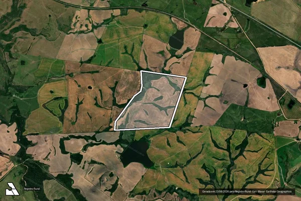 Imagem de satélite de Fazenda Duprat ? Parte 3 - 69 em Candiota - RS