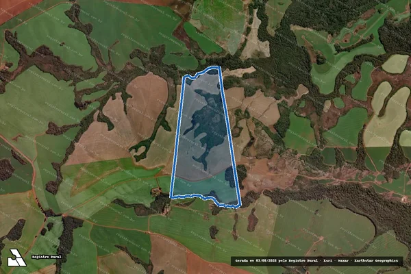 Imagem de satélite de Fazenda Santana - Parte 1 em Guarapuava - PR