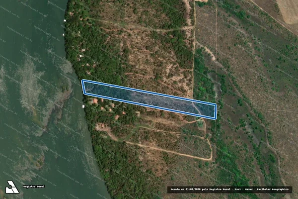 Imagem de satélite de Fazenda Nova Veneza - Parte 24 em Peixe - TO