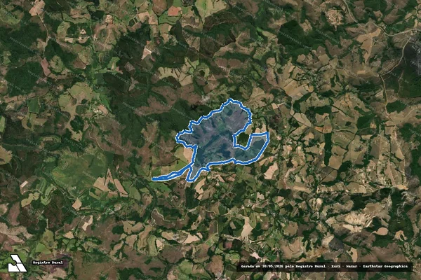 Imagem de satélite de Sítio Braga - 01 em Barbacena - MG