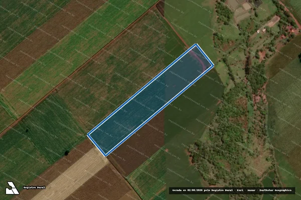 Imagem de satélite de PARTE DO LOTE Nº 28 DA QUADRA Nº 28 DO N.C.D. - Parte 1 em Dourados - MS