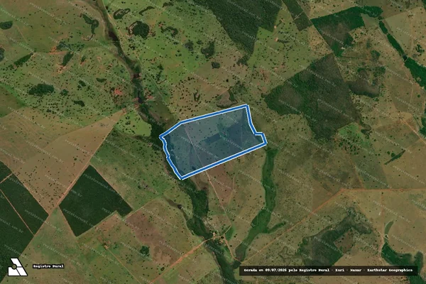 Imagem de satélite de Fazenda São Salvador  -  Fazenda São Salvador Parte ? 6 em Selvíria - MS