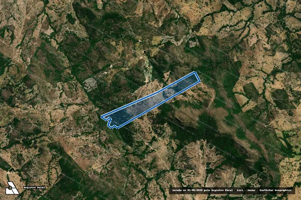 Imagem de satélite de FAZENDA CATITA - Gleba 02 em Goiás - GO