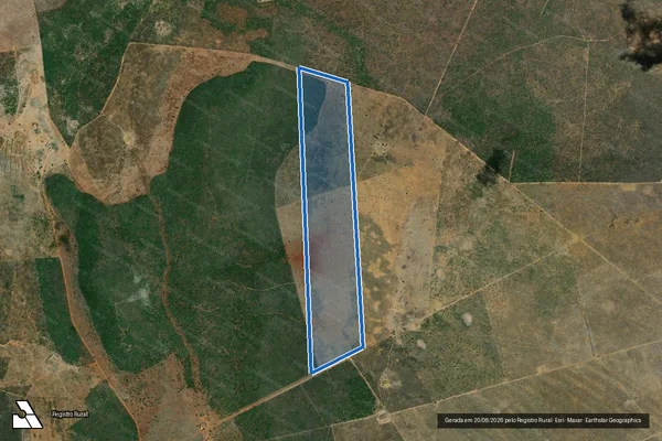 Imagem de satélite de FAZENDA TANGARÁ - Fazenda Tangará ? Parte 01 em Canudos - BA