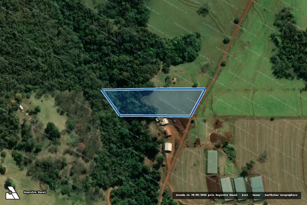 Imagem de satélite de FAZENDA NOVA ESPERANÇA - Gleba A em Abatiá - PR