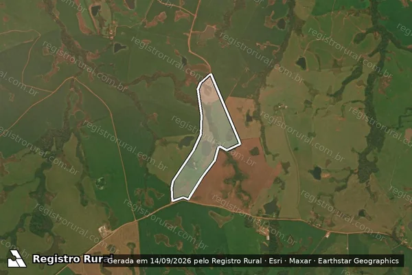 Imagem de satélite de Violetera - Violetera em São Martinho da Serra - RS