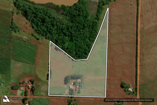 Imagem de satélite de Projeto de Assentamento Itamarati I ? CUT - LOTE 135 em Ponta Porã - MS