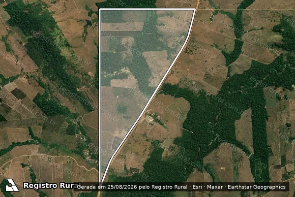 Imagem de satélite de Projeto de Assentamento Natal - P.A. Natal Colniza - Gleba A em Colniza - MT