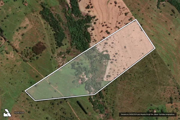 Imagem de satélite de FAZENDA SÃO PEDRO - Parte 7 em Itarumã - GO
