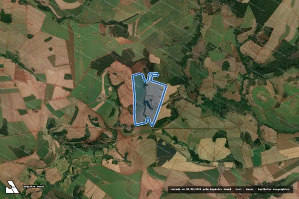 Imagem de satélite de FAZENDA GLORIA em Franca - SP