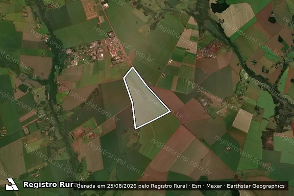 Imagem de satélite de Fazenda Lagoa Bonita - Parte 2 em Dourados - MS