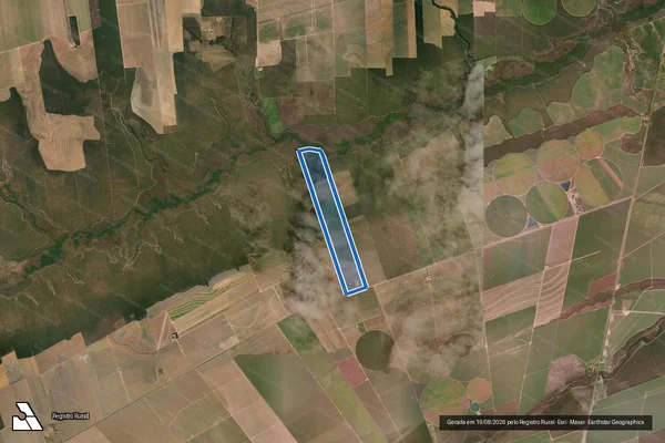 Imagem de satélite de Fazenda Pinheirinho - Parcela 1 em Luís Eduardo Magalhães - BA