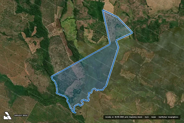 Imagem de satélite de FAZENDA NOVO MÉXICO III - 001 em Wanderlândia - TO