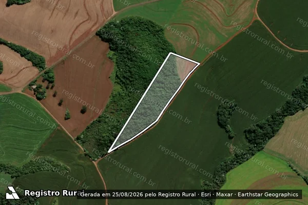 Imagem de satélite de FAZENDA GIACOMINI - Parte 02 em Renascença - PR