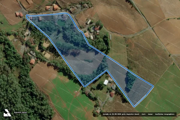 Imagem de satélite de SITIO DO BERTOLI - SITIO DO BERTOLI - GLEBA A em Chapadão do Lageado - SC