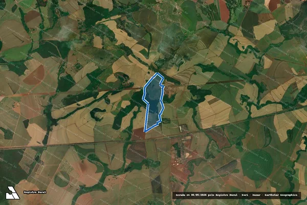 Imagem de satélite de Fazenda Luiz Antonio - GLEBA A2 em Porto Ferreira - SP