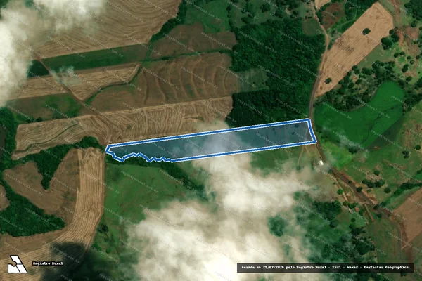 Imagem de satélite de LOTE RURAL 505-A, BAIRRO BONITO, GL. RIO VERDE-2 - LOTE RURAL 505-A, BAIRRO BONITO, GL. RIO VERDE-2 em Jesuítas - PR