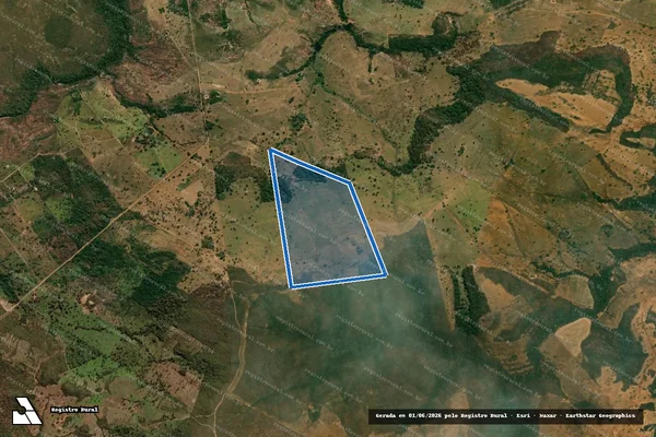 Imagem de satélite de FAZENDA BURITIRANA - 21.615 em General Carneiro - MT