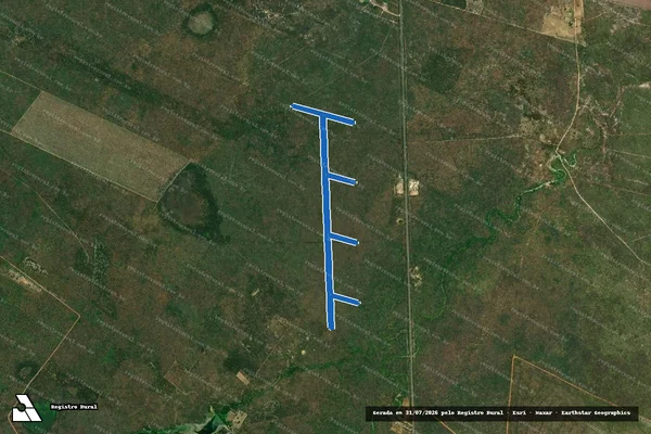 Imagem de satélite de FAZENDA SEU JUCA - GLEBA REMANESCENTE 02 em Mossoró - RN