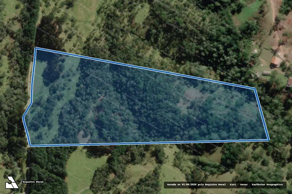 Imagem de satélite de FAZENDA MONTE ALEGRE - FAZENDA MONTE ALEGRE em Bocaina do Sul - SC