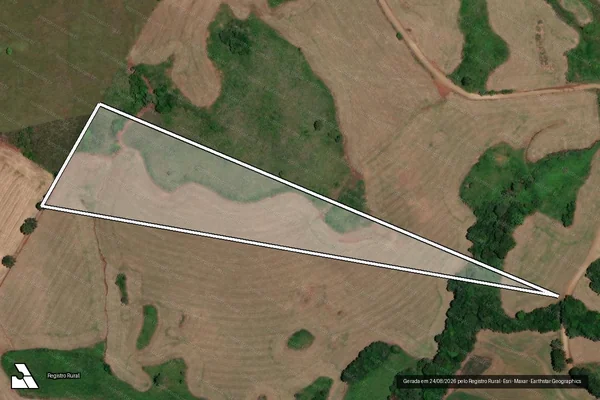 Imagem de satélite de FAZENDA SÃO PEDRO  - AREA 1 em Vargem - SC