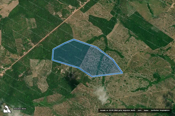 Imagem de satélite de FAZENDA PARAISO III - Parte 1 em Santa Inês - MA
