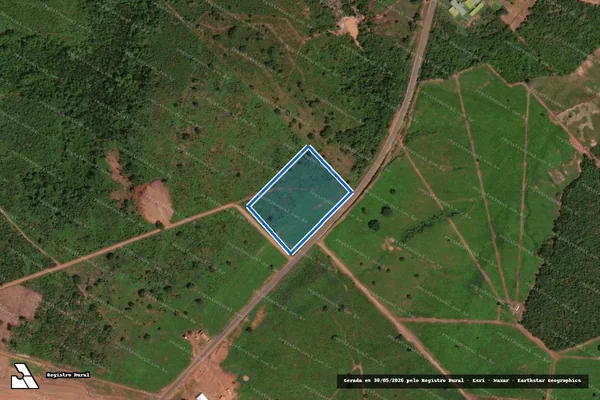 Imagem de satélite de FAZENDA ARAÇÁS - FAZENDA ARAÇAS E PADRE II em Colinas - MA