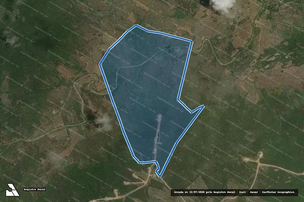 Imagem de satélite de FAZENDA RIACHO DA CARNAUBINHA - Parte 1 em São José do Campestre - RN