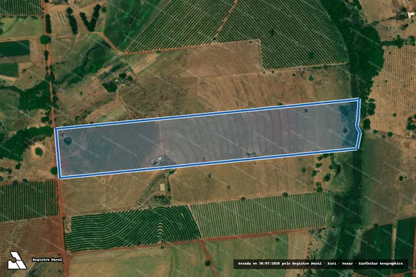 Imagem de satélite de SITIO SALGUEIRO I - PERIMETRO GERAL em Urânia - SP