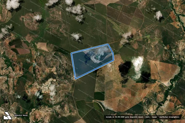 Imagem de satélite de FAZENDA CABECEIRA DA MANGA - Parte 1 em Grão Mogol - MG