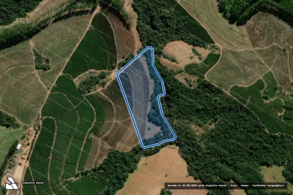 Imagem de satélite de Fazenda Santa Terezinha - Parte 1 em Capetinga - MG