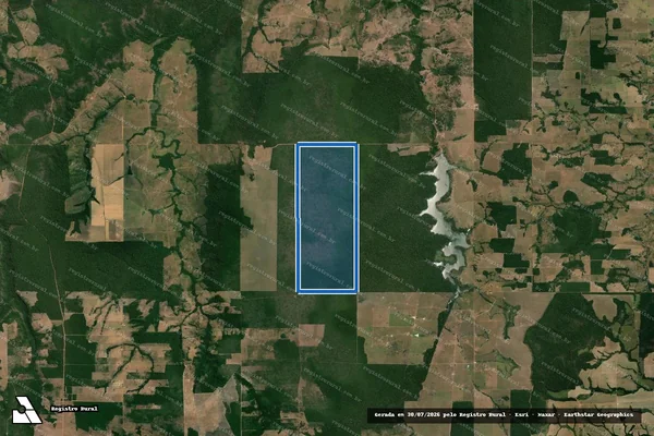 Imagem de satélite de LOTE 69REMANESCENTE - GLEBA SETOR 05 - GLEBA CORUMBIARA - LOTE 69REMANESCENTE - GLEBA SETOR 05 - GLEBA CORUMBIARA em Parecis - RO
