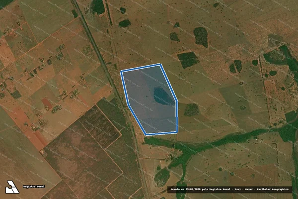 Imagem de satélite de FAZENDA SANTA CATARINA ? QUINHÃO III - GLEBA B em Nova Alvorada do Sul - MS