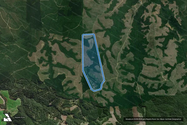Imagem de satélite de GLEBA PANTANAL - GLEBA PANTANAL em Rio Negrinho - SC