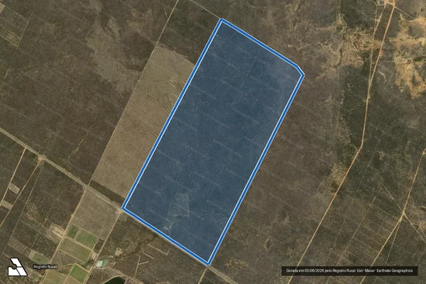 Imagem de satélite de FAZENDA SANTA MARIA - Parte 1 em Lagoa Grande - PE