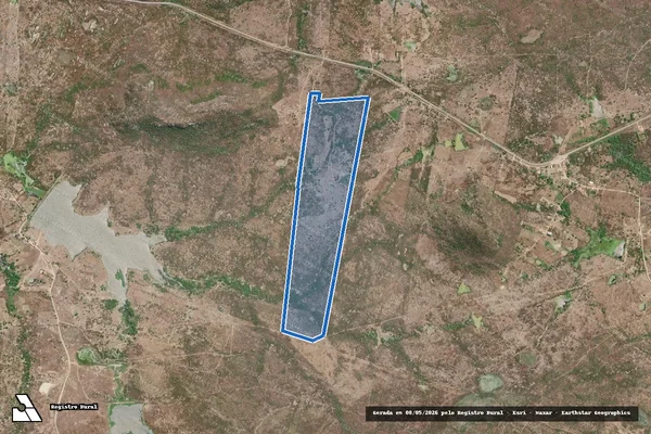 Imagem de satélite de FAZENDA SERROTE DO MEIO - Parte 1 em Irauçuba - CE