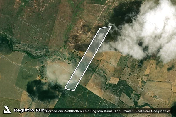 Imagem de satélite de FAZENDA GENIPAPINHO - GENIPAPINHO 6 em Olindina - BA