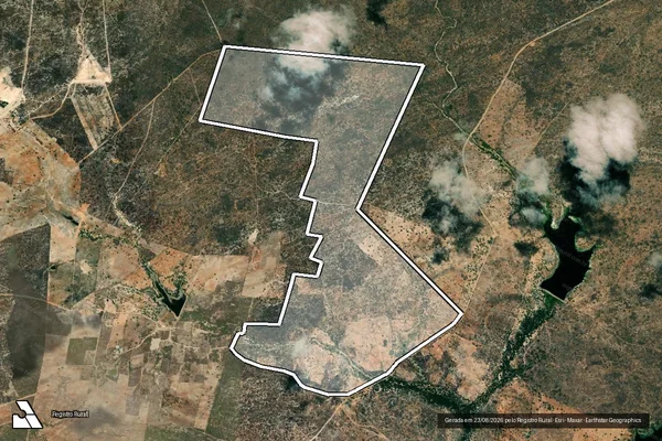 Imagem de satélite de FAZENDA COSTA - Parcela 1 - PERIMETRO 01 em Soledade - PB