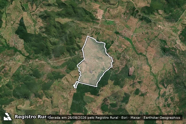 Imagem de satélite de FAZENDA SÃO BENTO - Parte 2 em Jacinto - MG