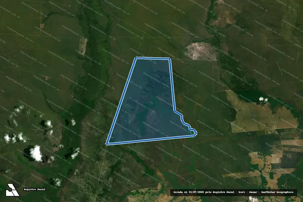 Imagem de satélite de Fazenda Pina III - Fazenda Pina III em Jauru - MT