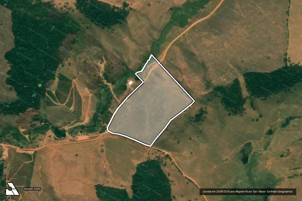 Imagem de satélite de Sítio Providência e São Bernardo - Gleba 05 em Pedra do Anta - MG