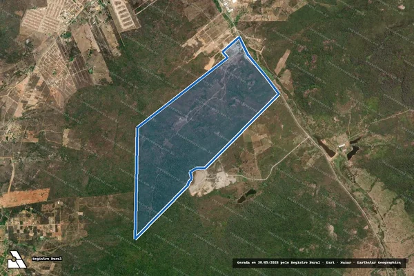 Imagem de satélite de Sitio Recanto das Palmeiras em Arcoverde - PE